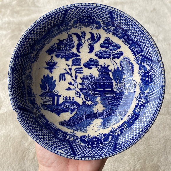 *sold*Vintage Blue China - Picture 4 of 7